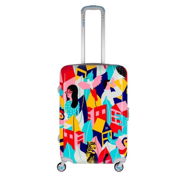 Colourful Medium Luggage - BG Berlin