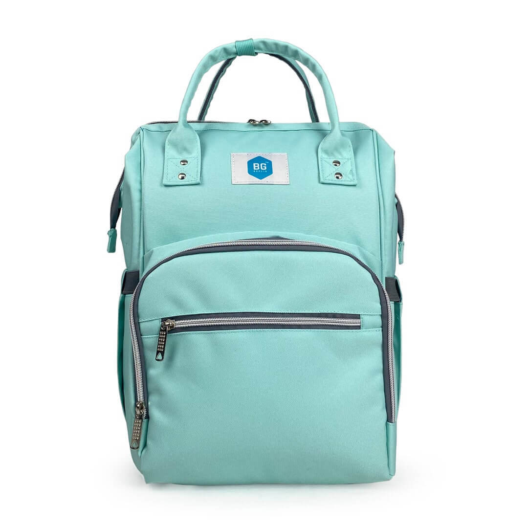 DIAPER BAG MINT FRONT-min Wickelrucksäcke - BG Berlin