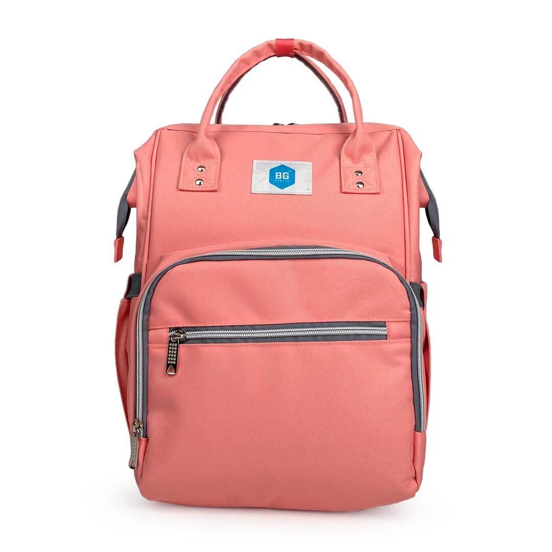 DIAPER BAG SAUMON FRONT-min Wickelrucksäcke - BG Berlin