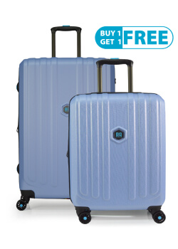 1+1 Free Luggage Ice Blue Colour by BG Berlin