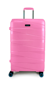 50% off Fuchsia Colour TED Checked Luggage Collection
