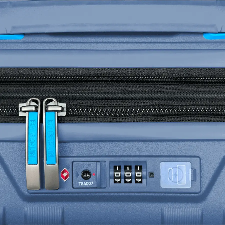 YKK ZIPPERS + TSA LOCK 