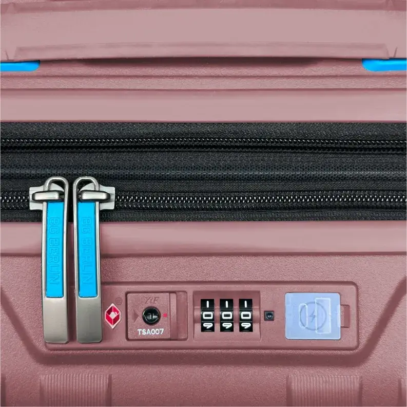YKK ZIPPERS + TSA LOCK