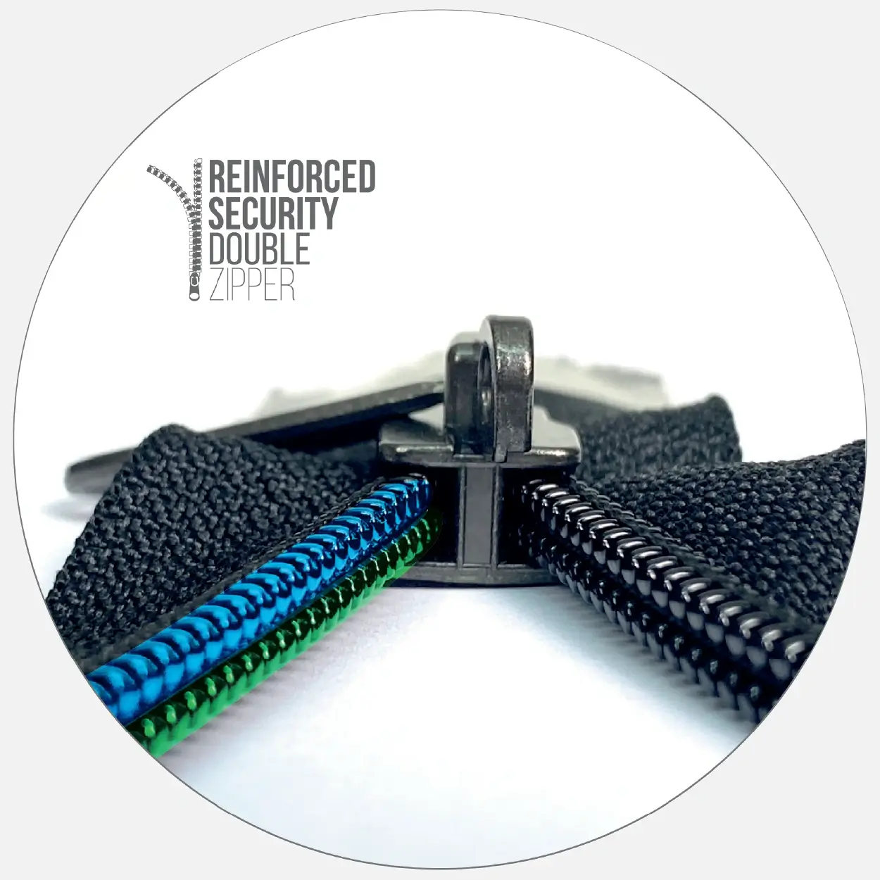 PUNCTURE-RESISTANT DOUBLE ZIPPER 